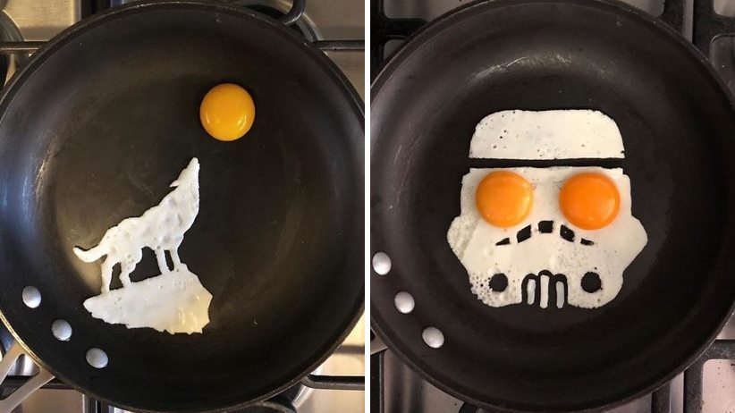 ศิลปินเปลี่ยนอาหารเช้าอย่าง ‘ไข่ดาว’ ให้กลายเป็นงานศิลปะสุดเจ๋ง ที่ไม่มีใครเหมือน