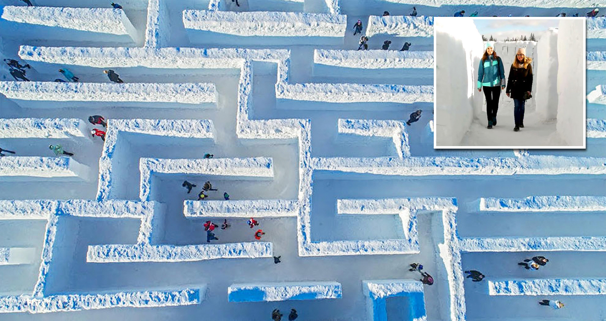ชวนไปมึนกับ Snowlandia เขาวงกตแสนซับซ้อนสร้างจากหิมะที่ใหญ่ที่สุดในโปแลนด์