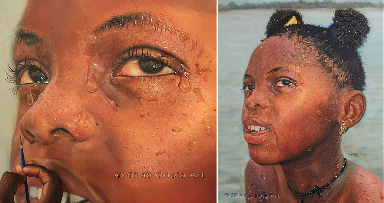 ศิลปินไนจีเรีย กับฝีมือวาดไม่ดูเพลีย สร้างสรรค์ผลงานออกมาได้เสียเหมือนจริงมากๆ