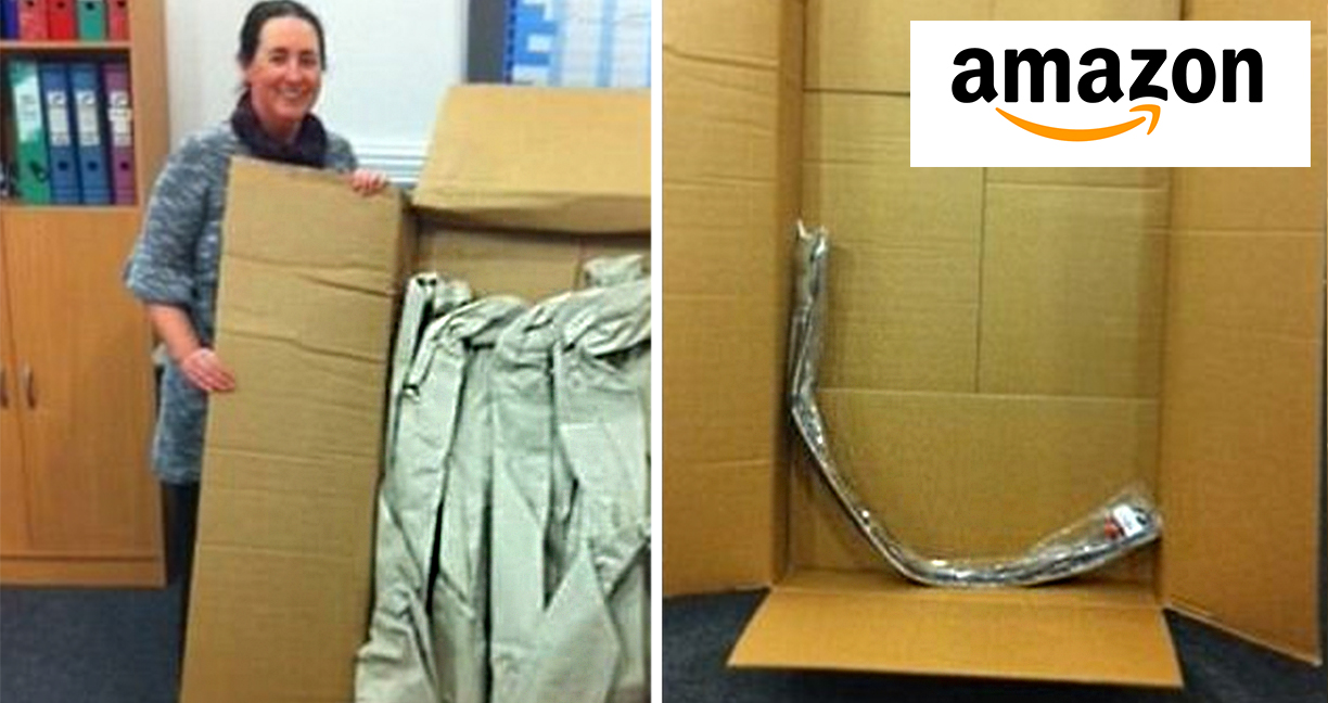 หญิงสาวเอ๋อรับประทาน สั่งเข็มขัดมาเส้นเดียว แต่ Amazon เล่นแพ็กใส่กล่องมาซะใหญ่เชียว