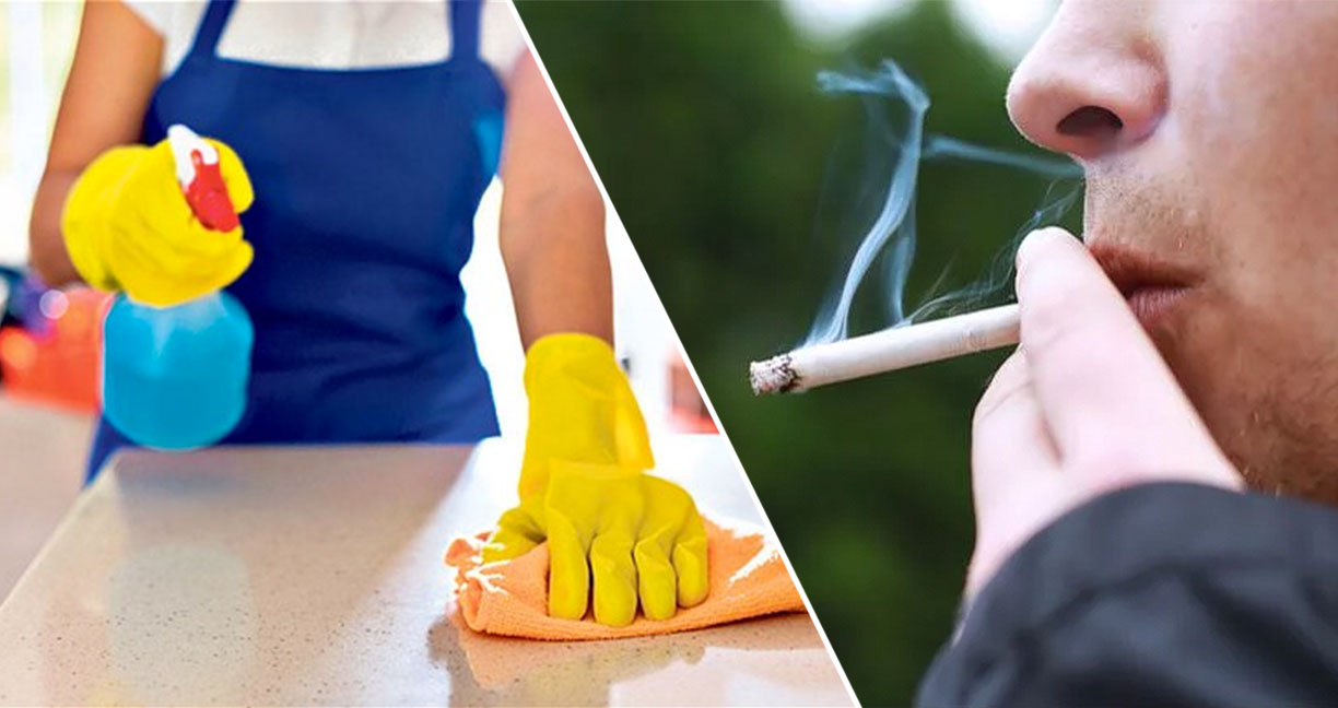 งานวิจัยเผย การฉีดน้ำยาทำความสะอาดบ้าน อาจมีพิษต่อร่างกาย เท่าสูบบุหรี่ 20 มวนต่อวัน