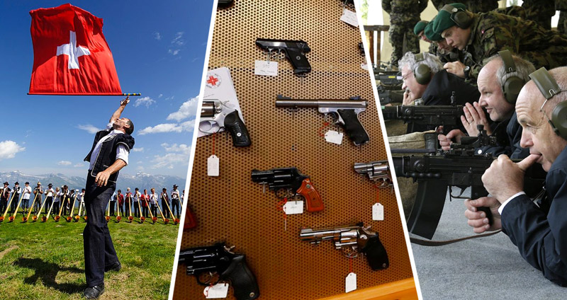 เผยข้อมูลสวิตเซอร์แลนด์ แม้มีอัตราครอบครองปืนสูง แต่ไม่มีเหตุกราดยิงตั้งแต่ปี 2001