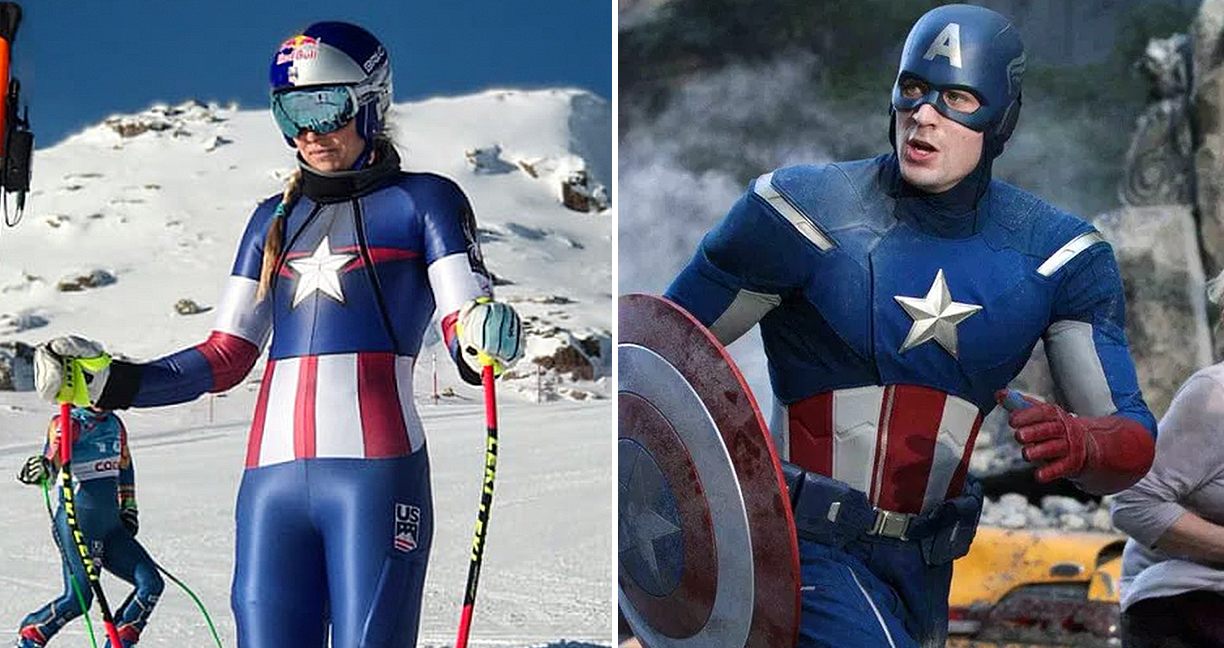 นักกีฬาอเมริกาใส่ชุดธีมฮีโร่ของ Marvel เข้าแข่งขันในโอลิมปิกฤดูหนาวปีนี้