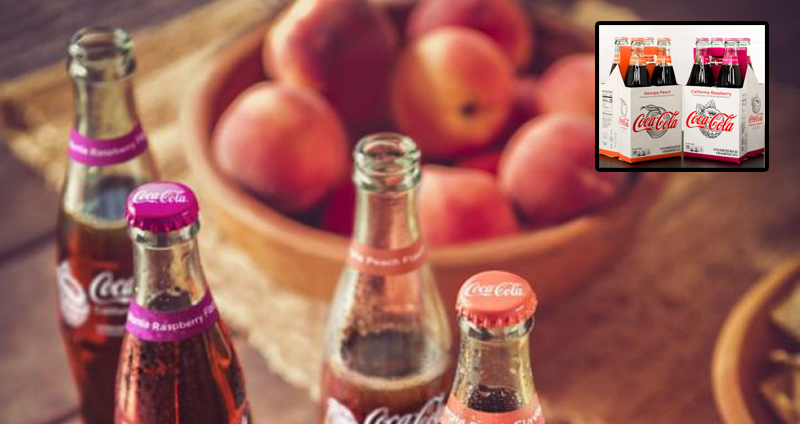 Coca Cola เปิดตัวรสชาติใหม่ รส Georgia Peach และ California Raspberry