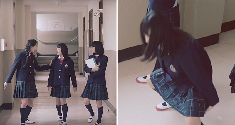 คลิปวิดีโอญี่ปุ่นสอนนักเรียนสาว ‘เอากางเกงในเข้าวินออก’ โดยที่ไม่มีใครเห็น!?