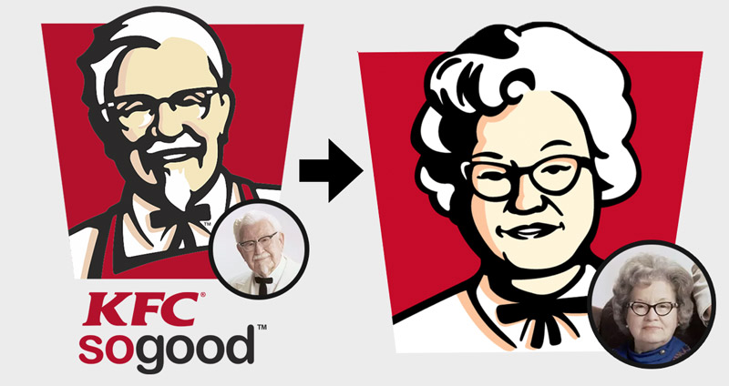 ร้าน KFC มาเลเซียเปลี่ยนมาใช้โลโก้ “ภรรยาผู้พัน” รับกับวันสตรีสากล แต่เป็นภรรยาลับนะ…