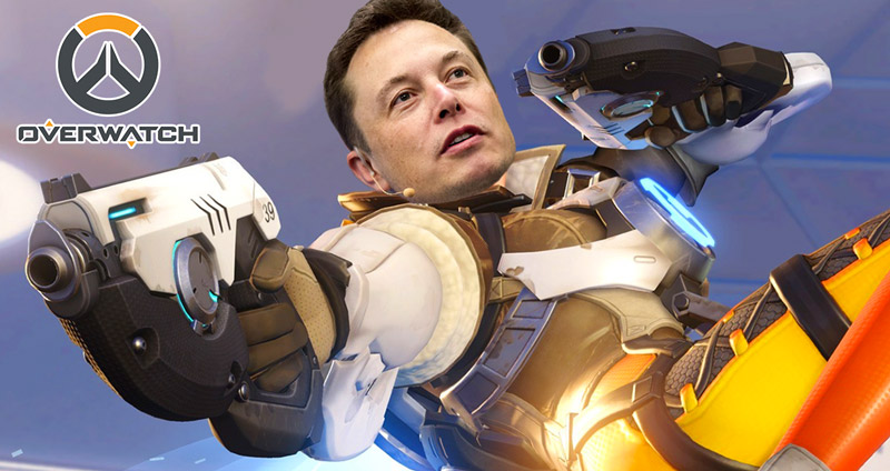 ลุงทรัมป์จะว่ายังไง เมื่ออัจฉริยะอย่าง Elon Musk เผยเล่นเกม ‘Overwatch’ เช่นกัน…