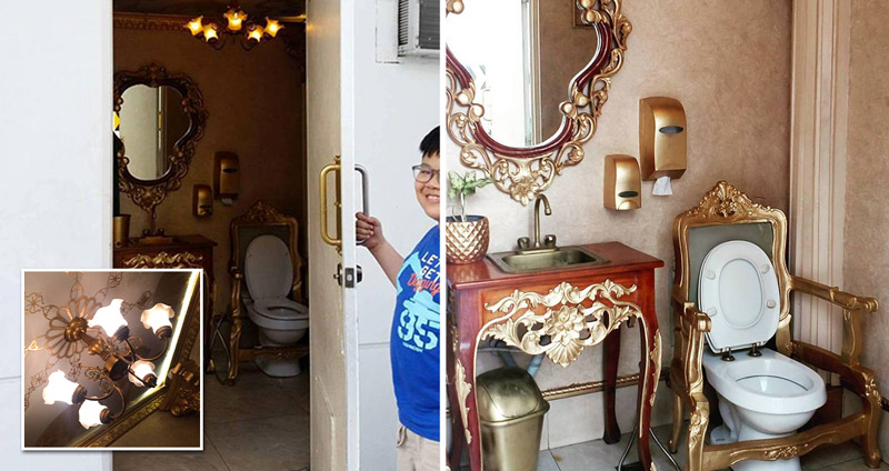 ‘ห้องน้ำปั๊มน้ำมัน’ ที่จะทำให้คุณรู้สึกราวกับราชา เพราะมันหรูหราซะจนคิดว่าหลุดมาจากวัง