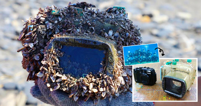 เด็กประถมพบกล้องที่จมทะเลหายไปนานกว่า 2 ปี จากญี่ปุ่นสู่ไต้หวัน แถมยังใช้ถ่ายได้อยู่!!