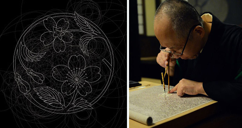 นักออกแบบตราประจำตระกูลชาวญี่ปุ่น โชว์ผลงานสุดเจ๋งด้วยการใช้เทคนิค ‘Mon-Mandala’