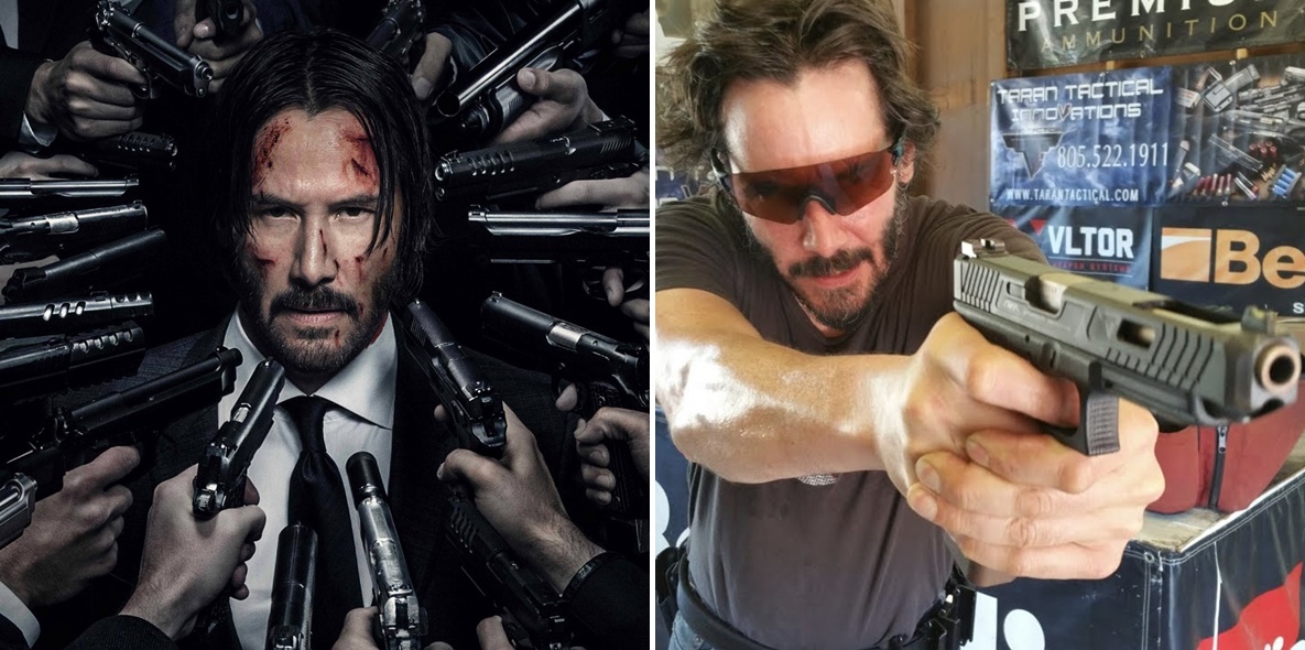 ชมการซ้อมยิงปืนของเทพ Keanu Reeves ก่อน John Wick 3 ปืนจริง ยิงจริง แม่นจริง