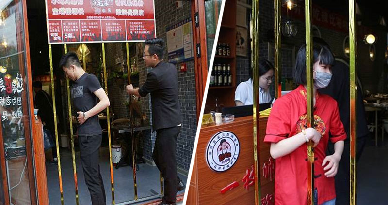 ร้านอาหารจีนจัดโปรโมชั่น ‘ลอดช่องกรงได้ส่วนลด’ ยิ่งช่องเล็กได้กินอาหาร + เบียร์ฟรี!!