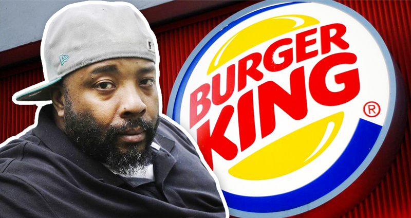ชายผิวสีไร้บ้าน โดนจำคุก 3 เดือน เพียงเพราะพยายามจะซื้อเบอร์เกอร์ที่ Burger King