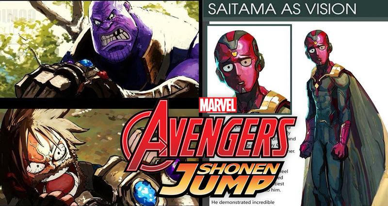 ‘Avengers X Shonen Jump’ เมื่อฮีโร่ฝั่งญี่ปุ่นมารวมกันกับฮีโร่ฝั่งเมกาก็จะได้เป็นแบบนี้!!