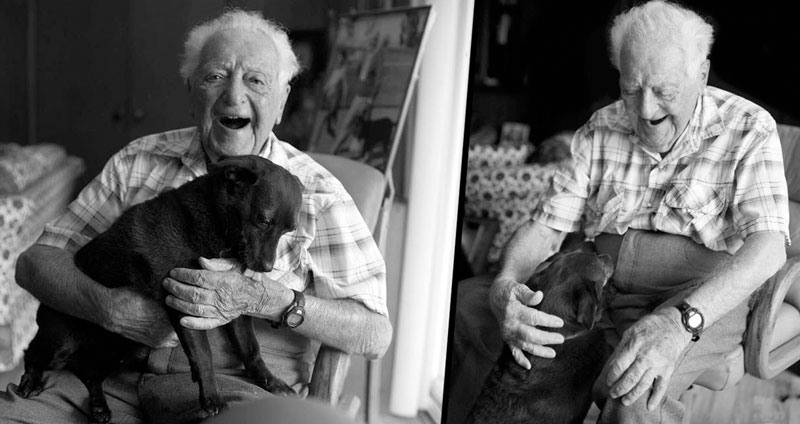 ‘หมาแก่’ เข้ามาในชีิวิตคุณตาวัย 104 ปี แล้วทั้งคู่ก็เติมเต็มส่วนที่ขาดไปให้กันและกัน