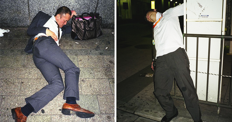 ช่างภาพตามถ่าย “คนเมาผล็อยหลับข้างถนน” สะท้อนความขบขันและสังคมความเครียด