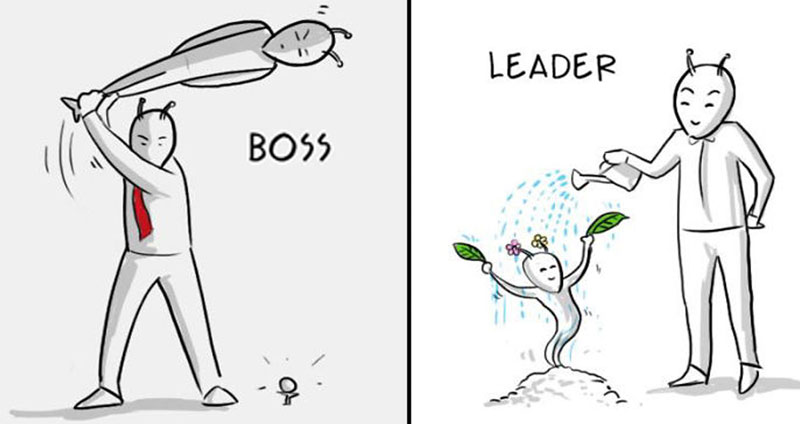 การ์ตูนคูลๆ ที่ทำให้เห็นว่า “เจ้านาย (Boss) VS หัวหน้า (Leader)” มันต่างกันอย่างไร!?