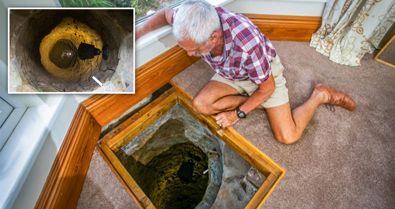 คุณตาขุดเจอ ‘บ่อน้ำเก่าแก่’ อยู่ในบ้านของตัวเอง และมันอยู่ใต้นั้นมาตลอด 30 ปี!?