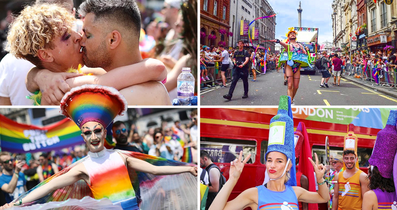 พาเหรด Pride in London 2018 เต็มไปด้วยผู้คน และสีรุ้ง ผู้เข้าสูงร่วมหนึ่งล้านคน!!