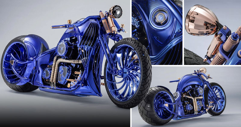 เปิดตัว Harley-Davidson Blue Edition มอเตอร์ไซค์หรู ที่แพงที่สุดในโลก!!