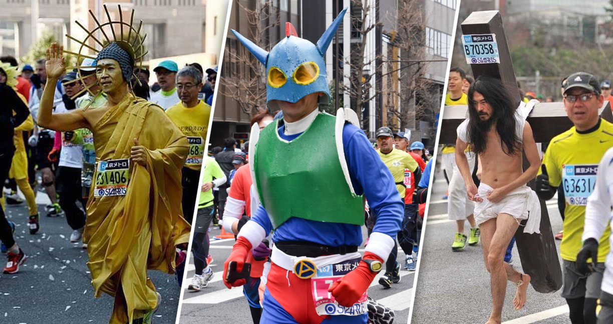 ชุดวิ่งสุดพีคจาก ‘Tokyo Marathon 2018’ สุดจริง วิ่งแบบพี่ตูน วิ่งๆๆๆๆ แบบพี่ตูน