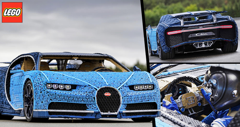 เลโก้สร้างรถสปอร์ตสุดหรูจาก Bugatti ด้วยตัวต่อนับล้านชิ้น แถมวิ่งได้เหมือนของจริง!!