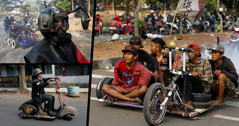 พาชมภาพเหล่า “เด็กแว้น” ผู้รักในรถ Vespa จากประเทศอินโดนีเซีย แต่ละคันคือสุดจริง
