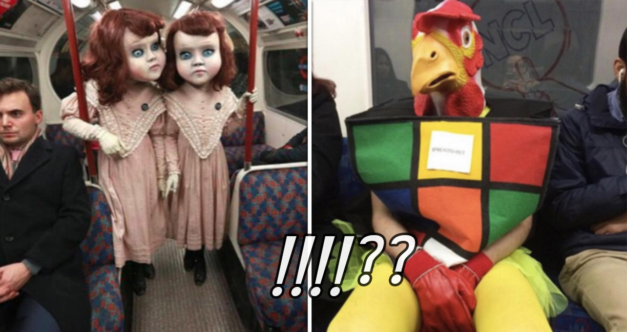 รวม 18 ภาพความแปลกประหลาด ที่เกิดขึ้นบนรถไฟฟ้าใต้ดินในกรุงลอนดอน