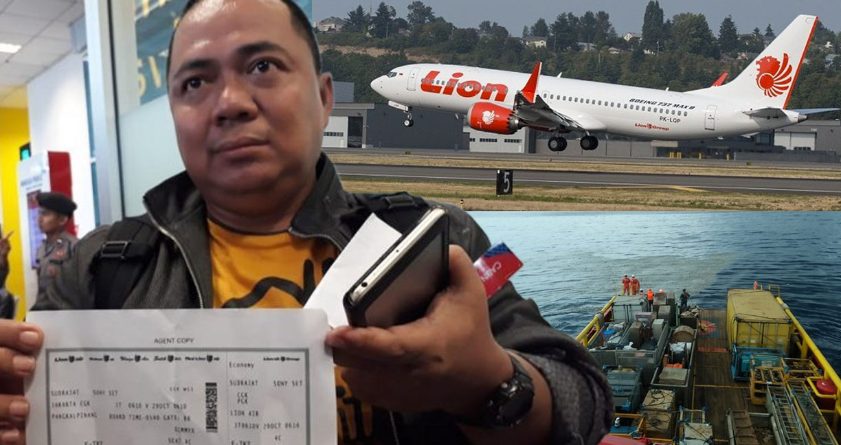 ชายรอดหวุดหวิด จากเหตุเครื่องบิน Lion Air ตก มาช้า 10 นาที รถติดขึ้นเครื่องไม่ทัน