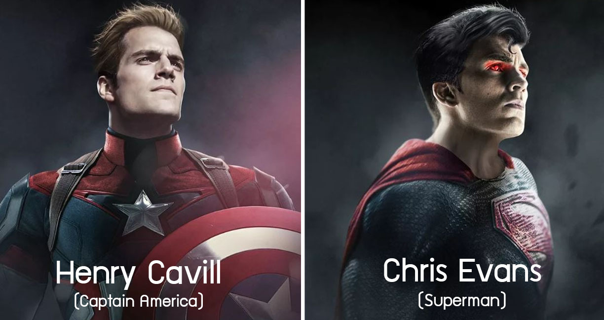 เมื่อนักแสดงจากค่าย DC และ Marvel “สลับบทบาทกัน” ชุดเดิม พลังเดิม แต่เปลี่ยนหน้า?!