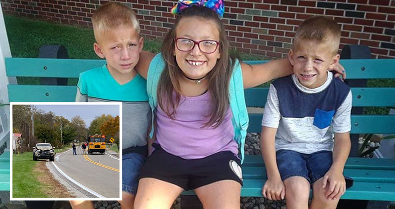 พี่สาววัย 9 ขวบ พยายามปกป้องน้องชายฝาแฝด จากรถกระบะ สุดท้ายไม่รอดทั้ง 3