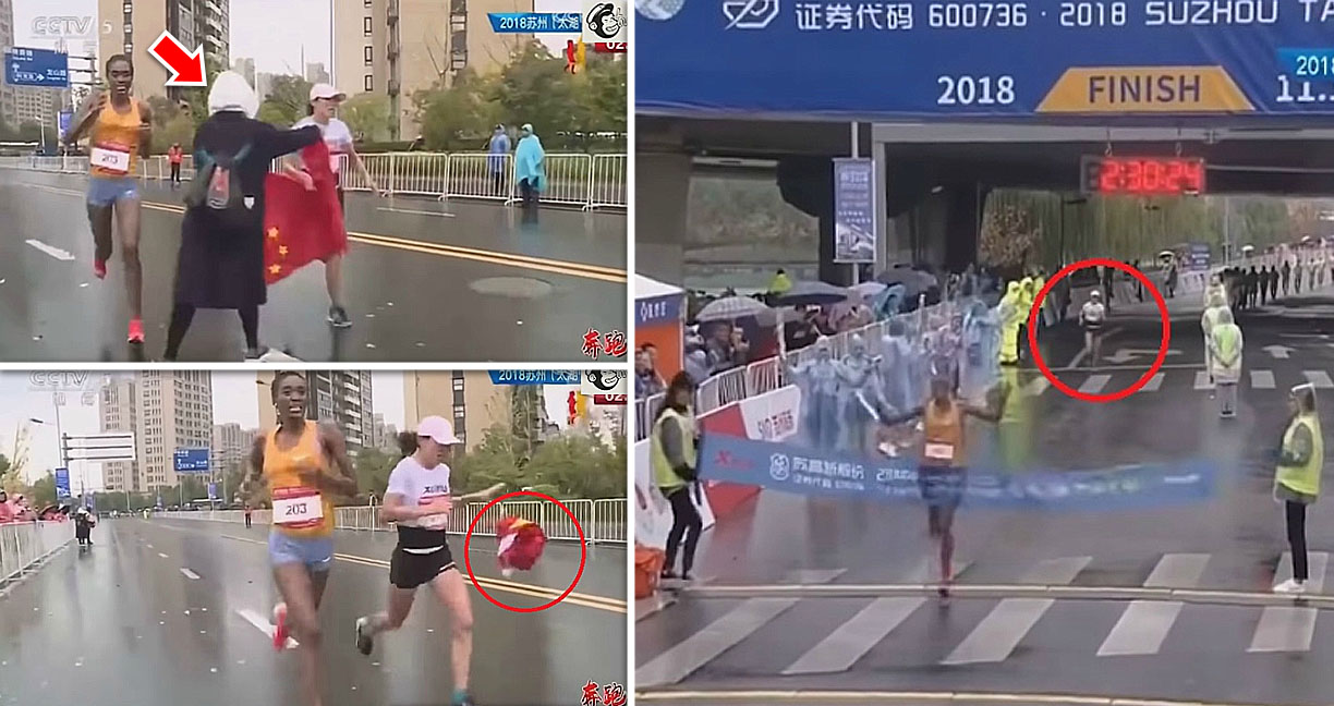 ดราม่านักวิ่งจีนโยนธงชาติทิ้ง เพราะสตาฟเอามายัดใส่มือจนเสียจังหวะวิ่ง กำลังเป็นประเด็นร้อน!!