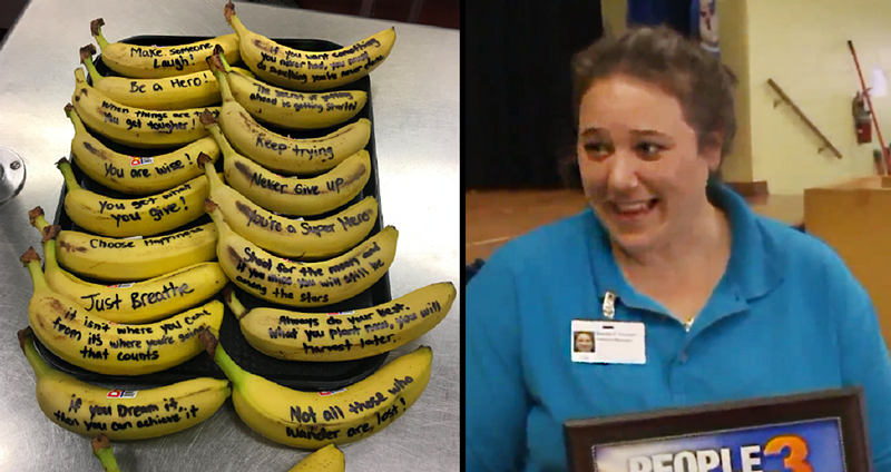 พนักงานโรงเรียน เห็นนักเรียนเศร้า จึงคิดไอเดีย “กล้วยพูดได้” เพื่อส่งกำลังใจให้แก่เด็กๆ