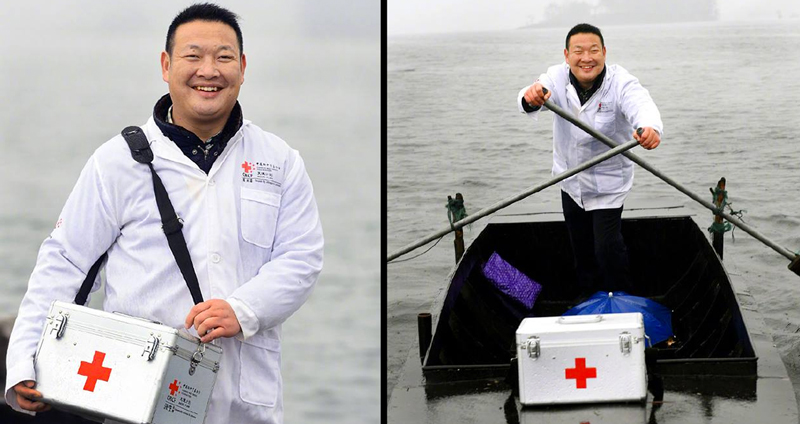 คุณหมอชาวจีนผู้อุทิศตน พายเรือไปรักษาคนบนเกาะโดดเดี่ยว มาตลอด 19 ปี!!