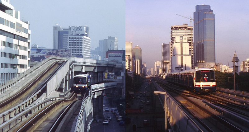 พาย้อนวันวาน กับภาพถ่ายของรถไฟฟ้า BTS เมื่อเกือบ 20 ปีที่แล้ว โดยช่างภาพชาวดัตช์
