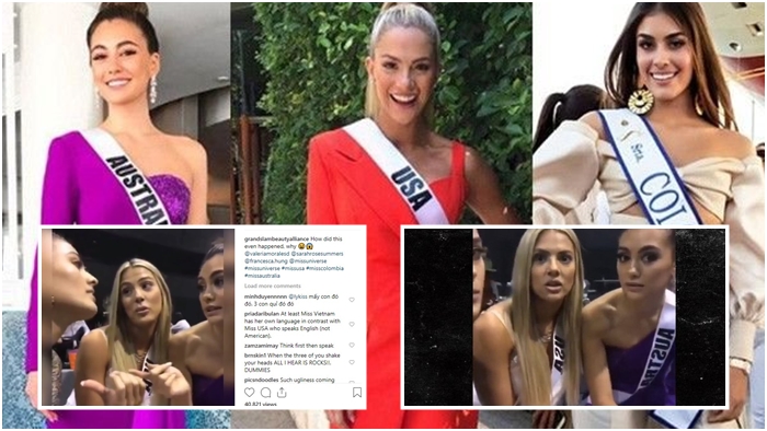 ดราม่านางงาม Miss USA, Australia และ Colombia นินทาเพื่อนนางงาม พูดอังกฤษไม่ได้