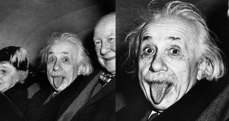 ภาพในตำนาน “การแลบลิ้นของไอน์สไตน์” ที่จริงแล้วเกิดขึ้นเพราะรำคาญนักข่าว