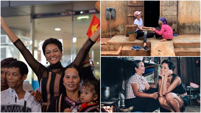 เปิดคลิป Miss Universe เวียดนาม กลับบ้านเกิด เยี่ยมพี่น้องชนเผ่าและบริจาคเงินให้หมู่บ้าน