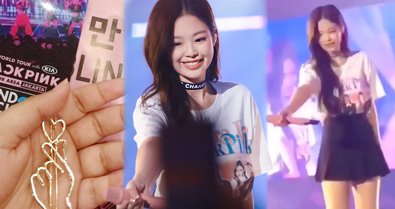 ช็อตประทับใจ ‘Jennie Blackpink’ ยื่นกิ๊บให้บลิ๊งค์อินโดฯ ที่นั่งวีลแชร์มาดูคอนเสิร์ต