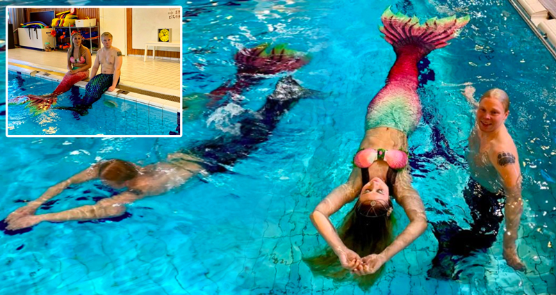เติมเต็มความฝันในวัยเด็กด้วย ‘Mermaiding’ คอร์สเรียนว่ายน้ำในแบบ “นางเงือกน้อย”