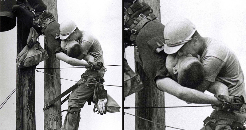 “จุมพิตแห่งชีวิต” ภาพที่บอกเล่าการช่วยเหลือเพื่อนร่วมงาน จนได้รางวัลยอดเยี่ยมในปี 1967