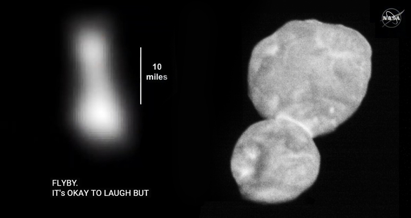 ชม “Ultima Thule” วัตถุรูปร่างคล้ายสโนว์แมนที่อยู่ไกลที่สุดเท่าที่เคยสำรวจมาในระบบสุริยะ