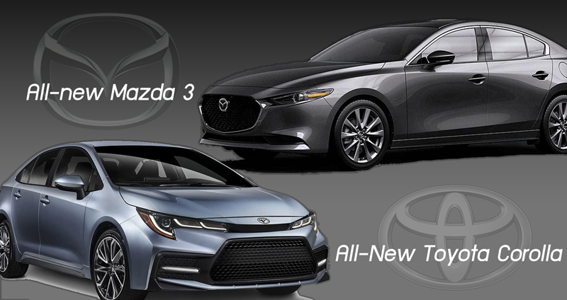 เทียบกันทุกมุม All-New Corolla ปะทะ All-New Mazda3 ก่อนจำหน่ายจริงบ้านเราปีนี้