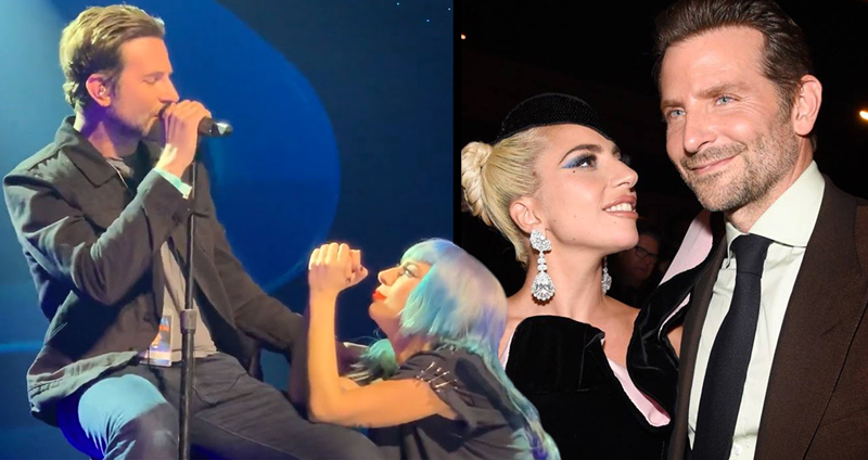 แฟนๆ ฟินตรึม!! คู่พระนางรีเทิร์น เมื่อ Bradley Cooper ปรากฏตัวกลางโชว์ของ Lady Gaga