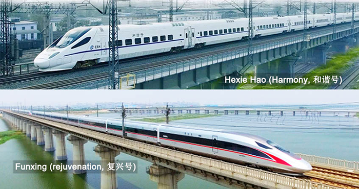 รถไฟความเร็วสูงจีน Fuxing ขับแซง Hexie ประชันความเร็วระดับ 300 กม/ชม กลายเป็นไวรัล!!