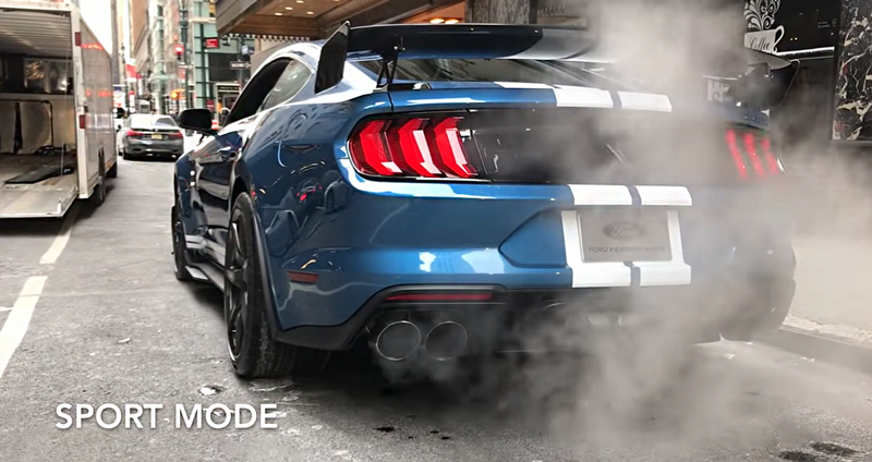 ฟังเสียงคำรามของ Ford Mustang Shelby GT500 จากโหมดการขับขี่ทั้ง 4 โหมด