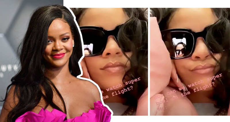 สาว Rihanna โนสนโนแคร์ ‘Super Bowl’ โพสต์วิดิโอจัดหนักจัดเต็มบนเครื่อง เผ็ช!!!