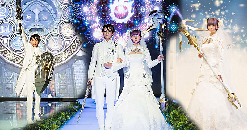 ไอเดียเก๋เอาใจคอเกม แต่งงานธีม Final Fantasy สุดอลังทั้งฉาก-ชุด ในงบ 990,000 บาท!!