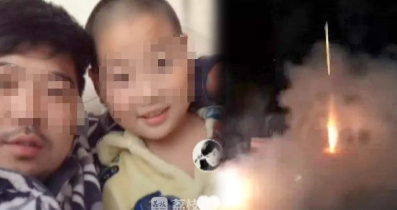พ่อดีใจ จุดพลุฉลองให้เจ้าลูกชายชุดใหญ่ หลังผลสอบออกมาได้ 7/100 คะแนน แทนที่จะได้ 0