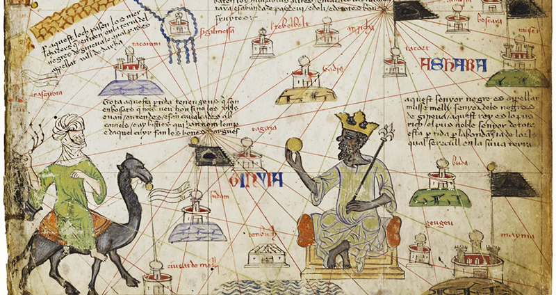 นิทรรศการในสหรัฐฯ จัดแสดงแผนที่โบราณที่มีภาพของ Mansa Musa ชายที่รวยที่สุดในโลก